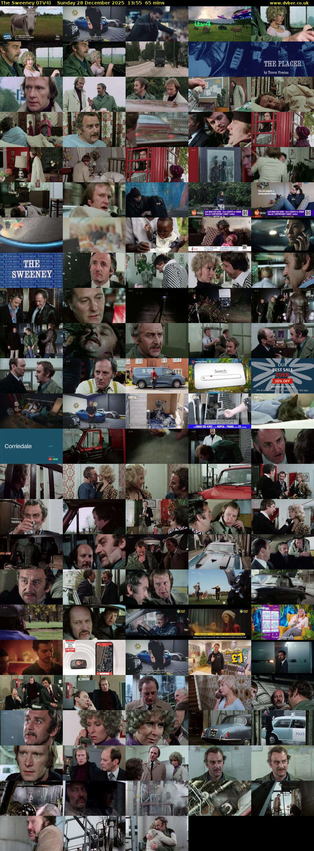The Sweeney (ITV4) Sunday 28 December 2025 13:55 - 15:00