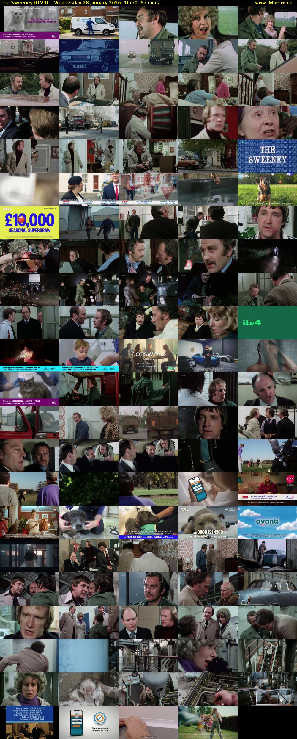 The Sweeney (ITV4) Wednesday 28 January 2026 16:50 - 17:55