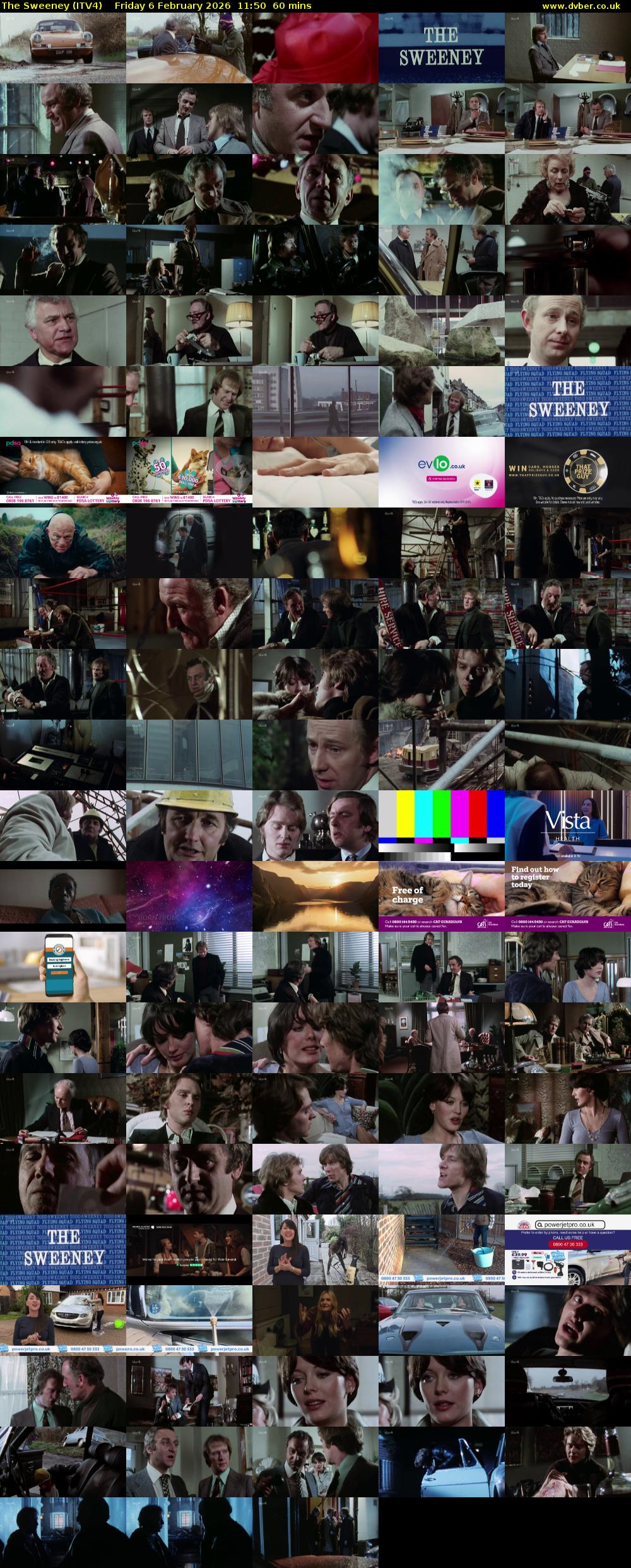 The Sweeney (ITV4) Friday 6 February 2026 11:50 - 12:50