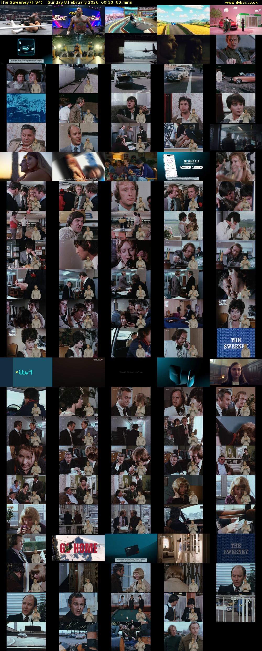 The Sweeney (ITV4) Sunday 8 February 2026 00:30 - 01:30