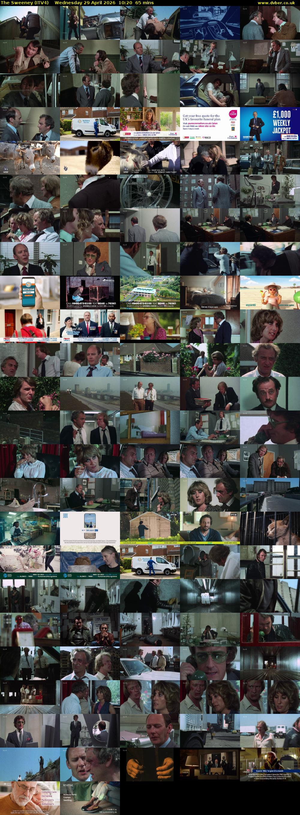 The Sweeney (ITV4) Wednesday 29 April 2026 10:20 - 11:25