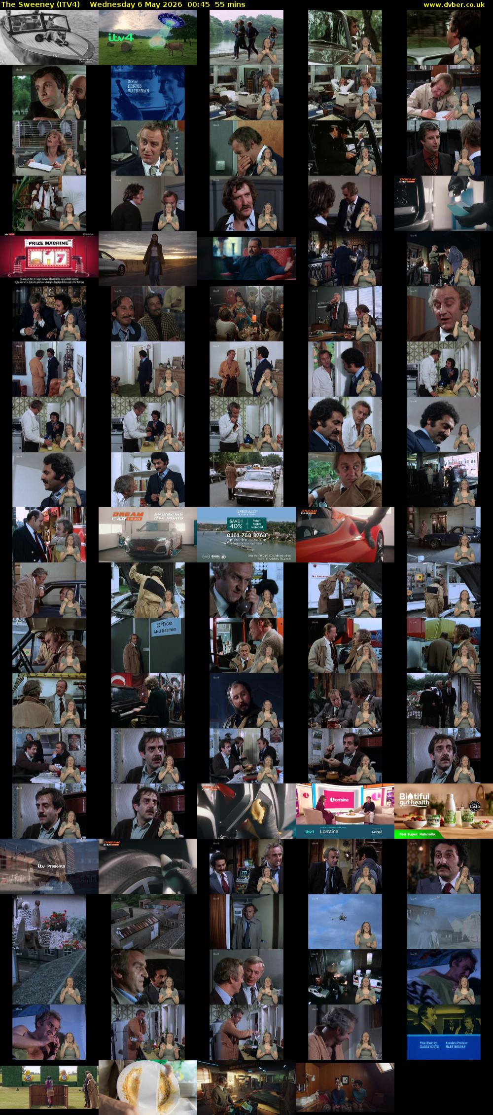 The Sweeney (ITV4) Wednesday 6 May 2026 00:45 - 01:40