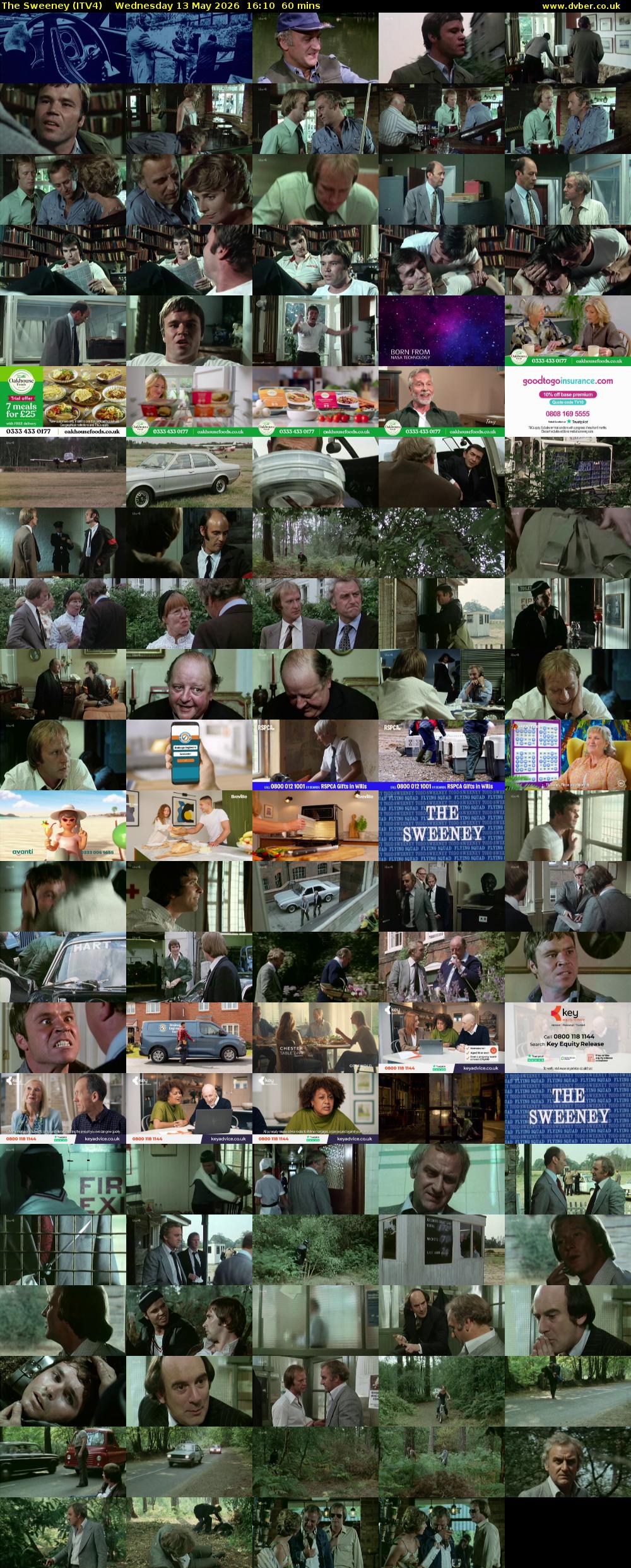 The Sweeney (ITV4) Wednesday 13 May 2026 16:10 - 17:10