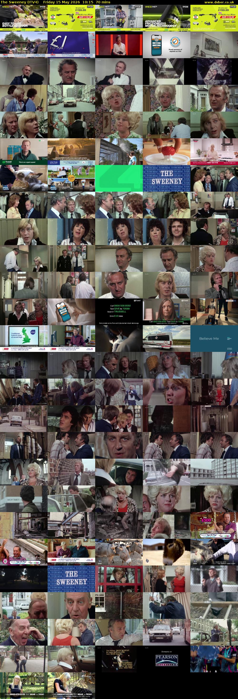 The Sweeney (ITV4) Friday 15 May 2026 10:15 - 11:25