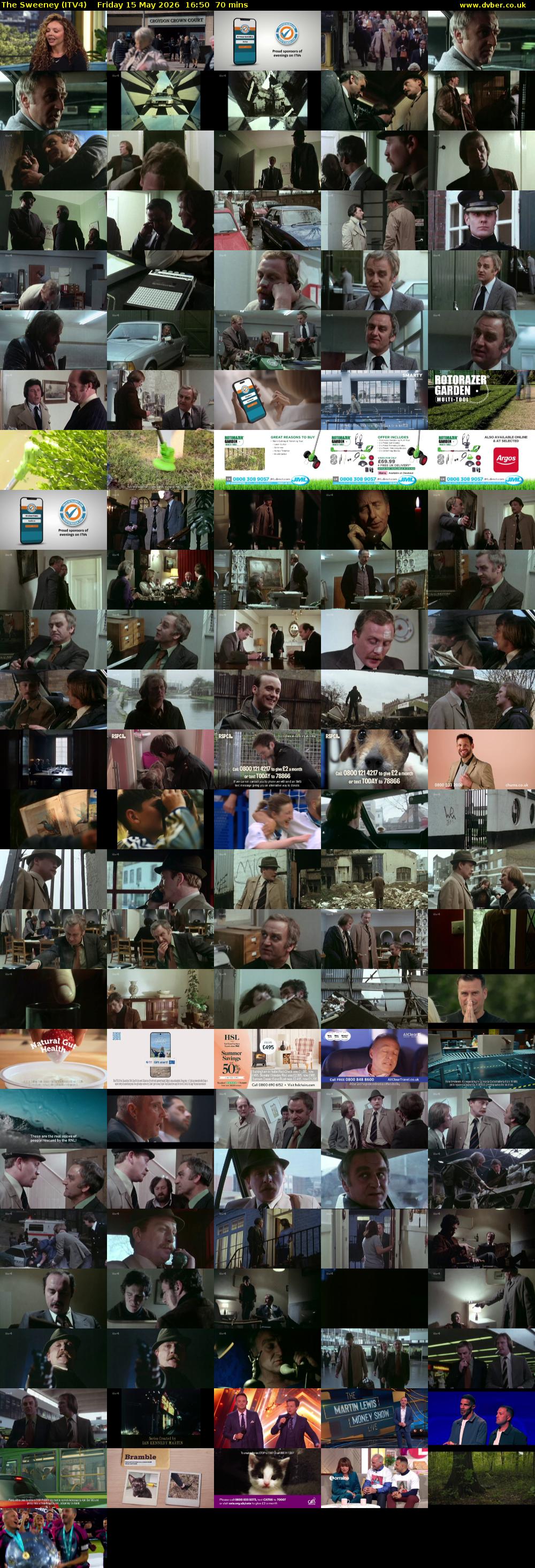 The Sweeney (ITV4) Friday 15 May 2026 16:50 - 18:00