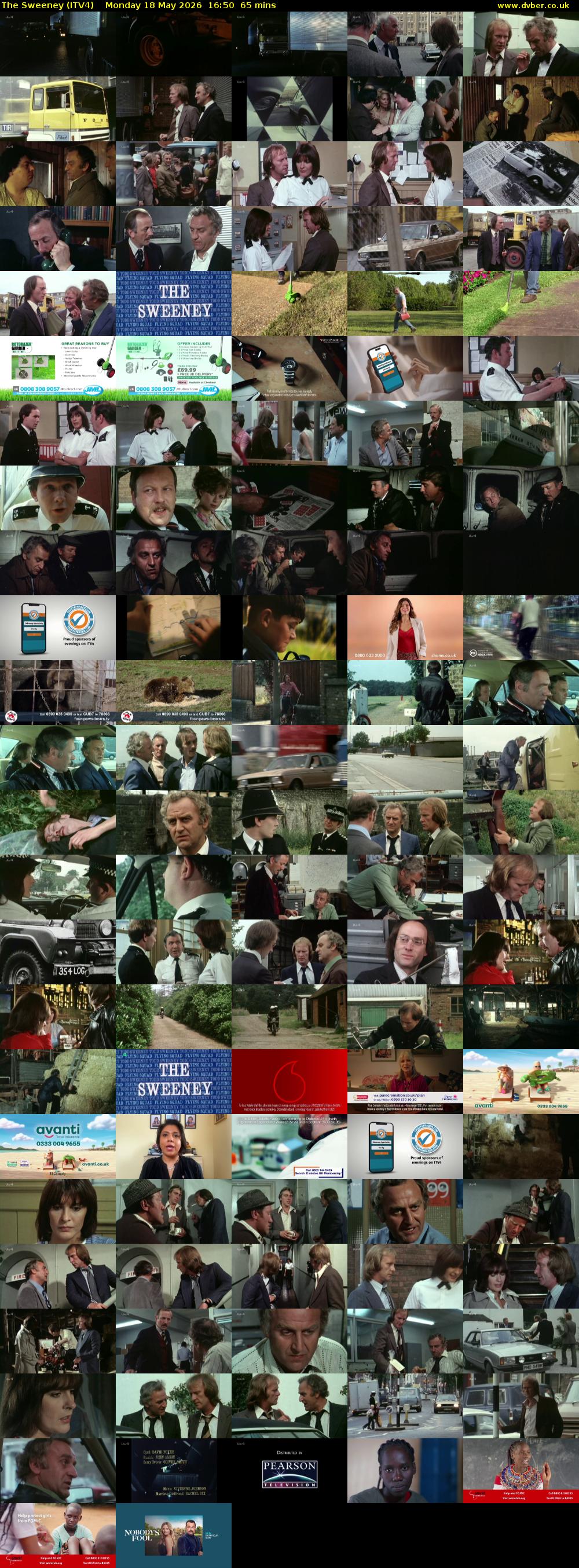 The Sweeney (ITV4) Monday 18 May 2026 16:50 - 17:55