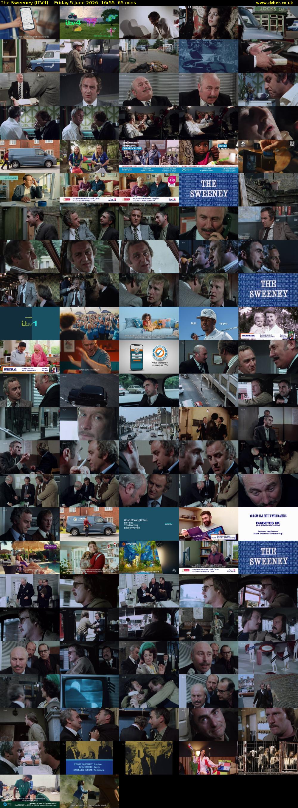 The Sweeney (ITV4) Friday 5 June 2026 16:55 - 18:00