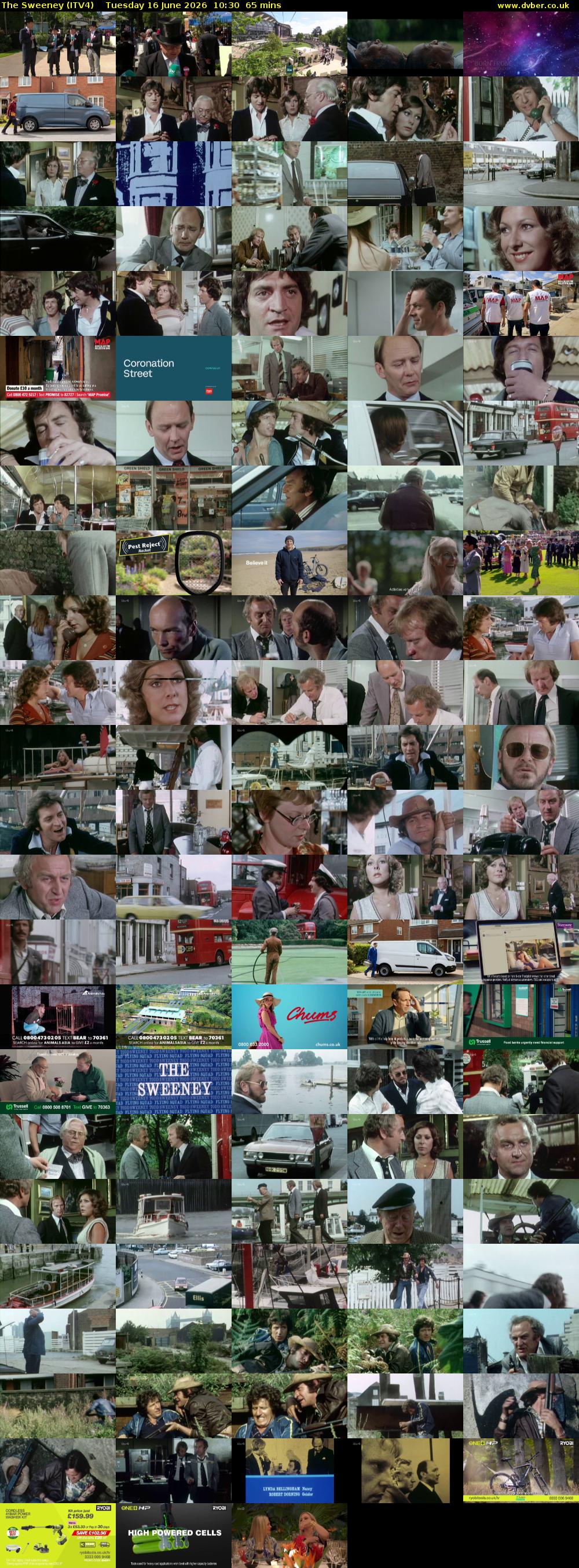 The Sweeney (ITV4) Tuesday 16 June 2026 10:30 - 11:35