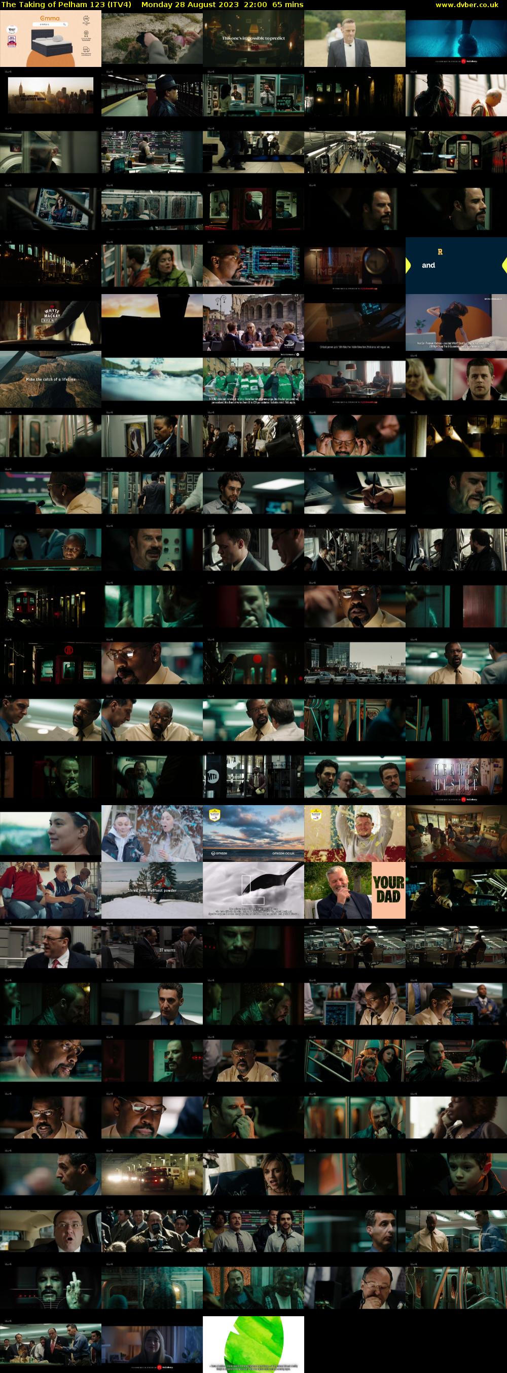 The Taking of Pelham 123 (ITV4) Monday 28 August 2023 22:00 - 23:05