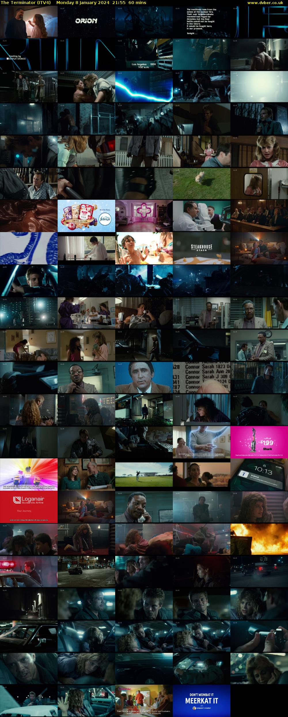 The Terminator (ITV4) Monday 8 January 2024 21:55 - 22:55