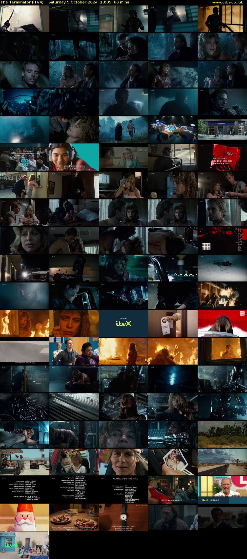 The Terminator (ITV4) Saturday 5 October 2024 23:35 - 00:35