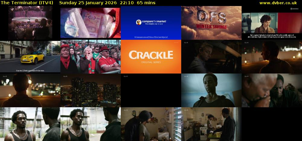 The Terminator (ITV4) Sunday 25 January 2026 22:10 - 23:15