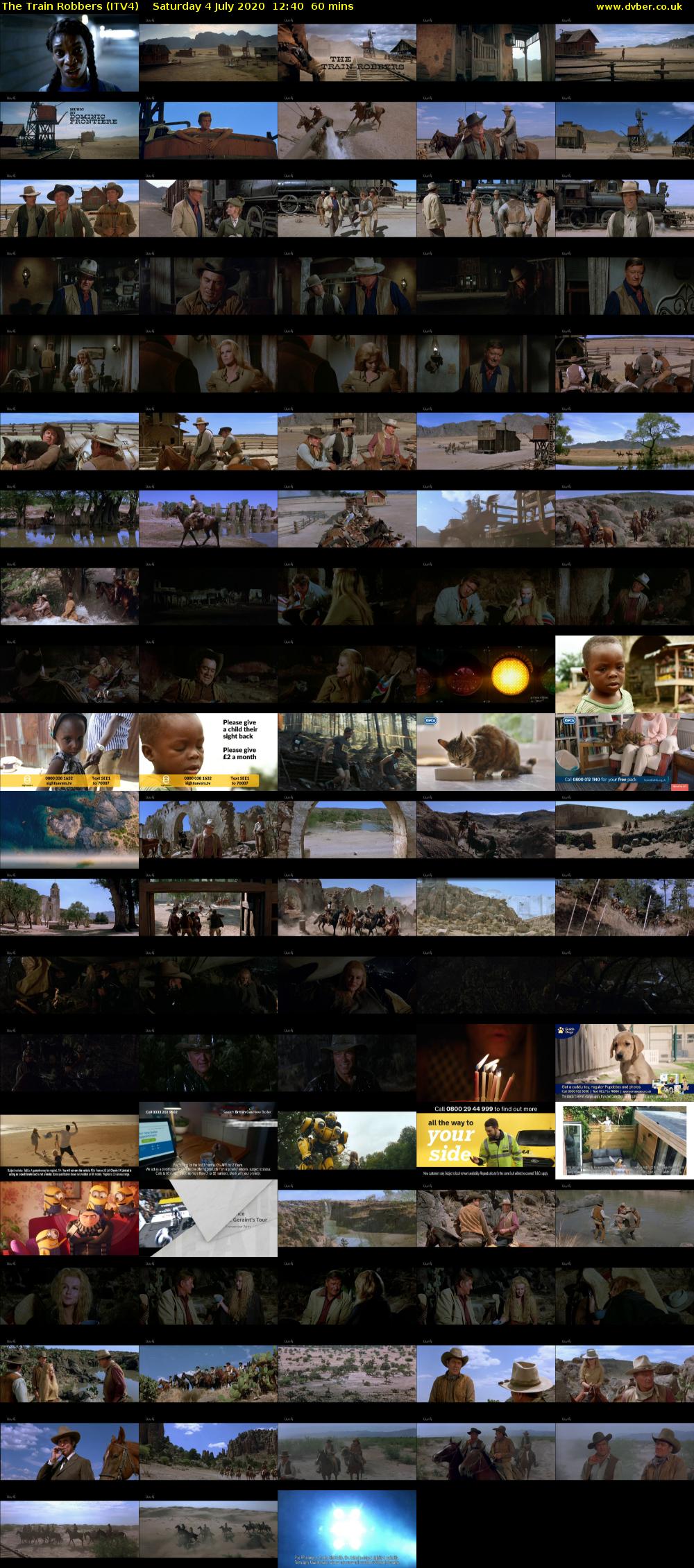 The Train Robbers (ITV4) Saturday 4 July 2020 12:40 - 13:40
