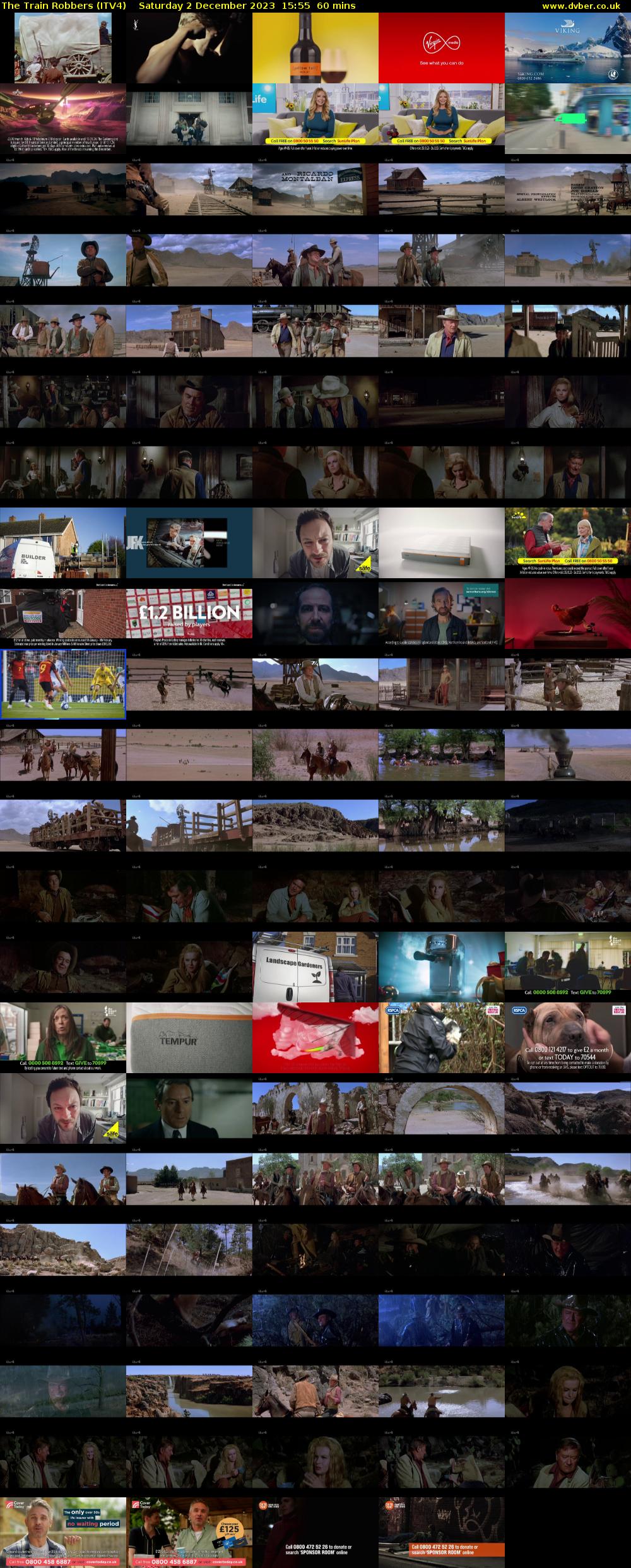 The Train Robbers (ITV4) Saturday 2 December 2023 15:55 - 16:55