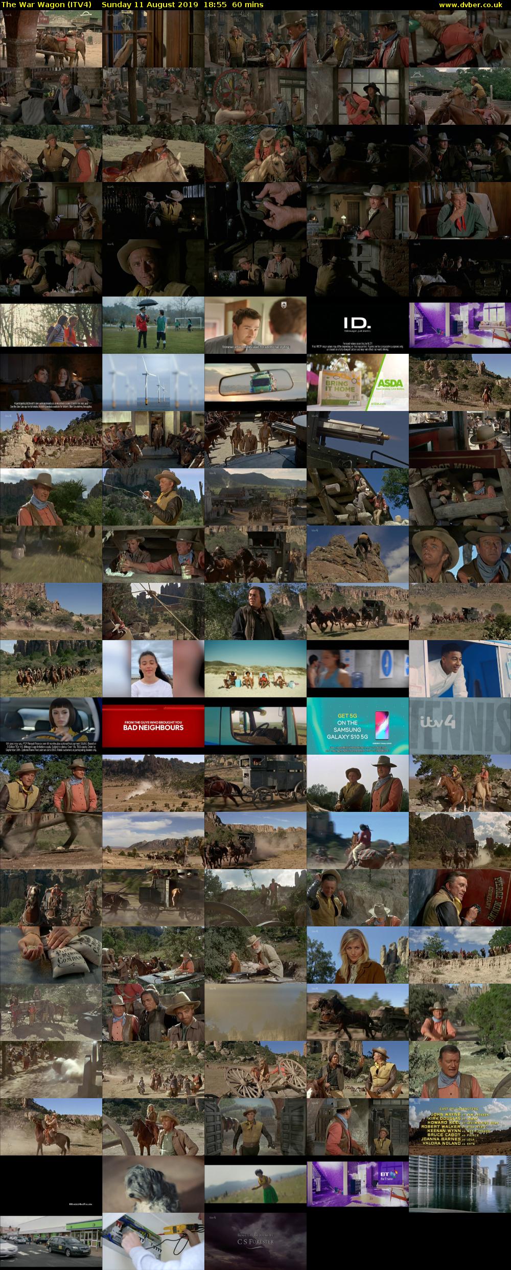 The War Wagon (ITV4) Sunday 11 August 2019 18:55 - 19:55