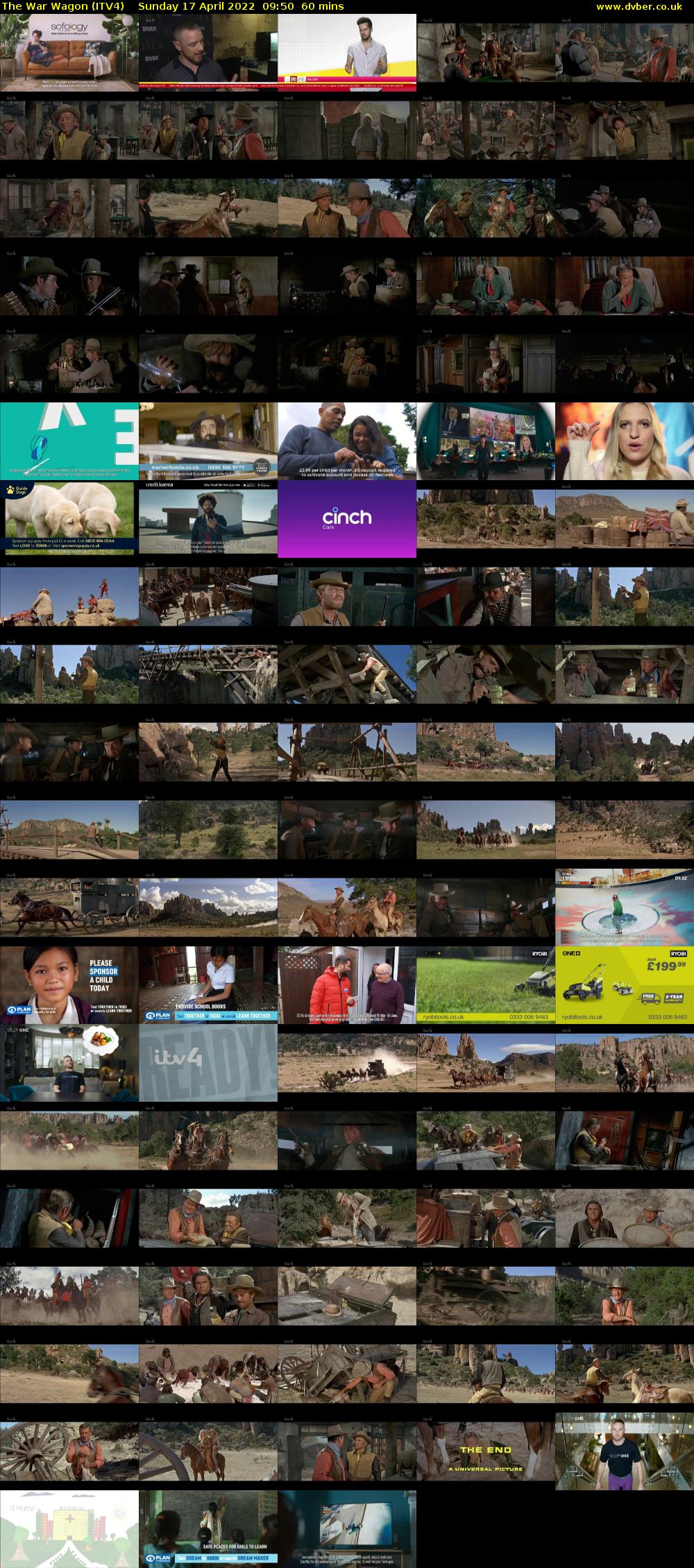 The War Wagon (ITV4) Sunday 17 April 2022 09:50 - 10:50