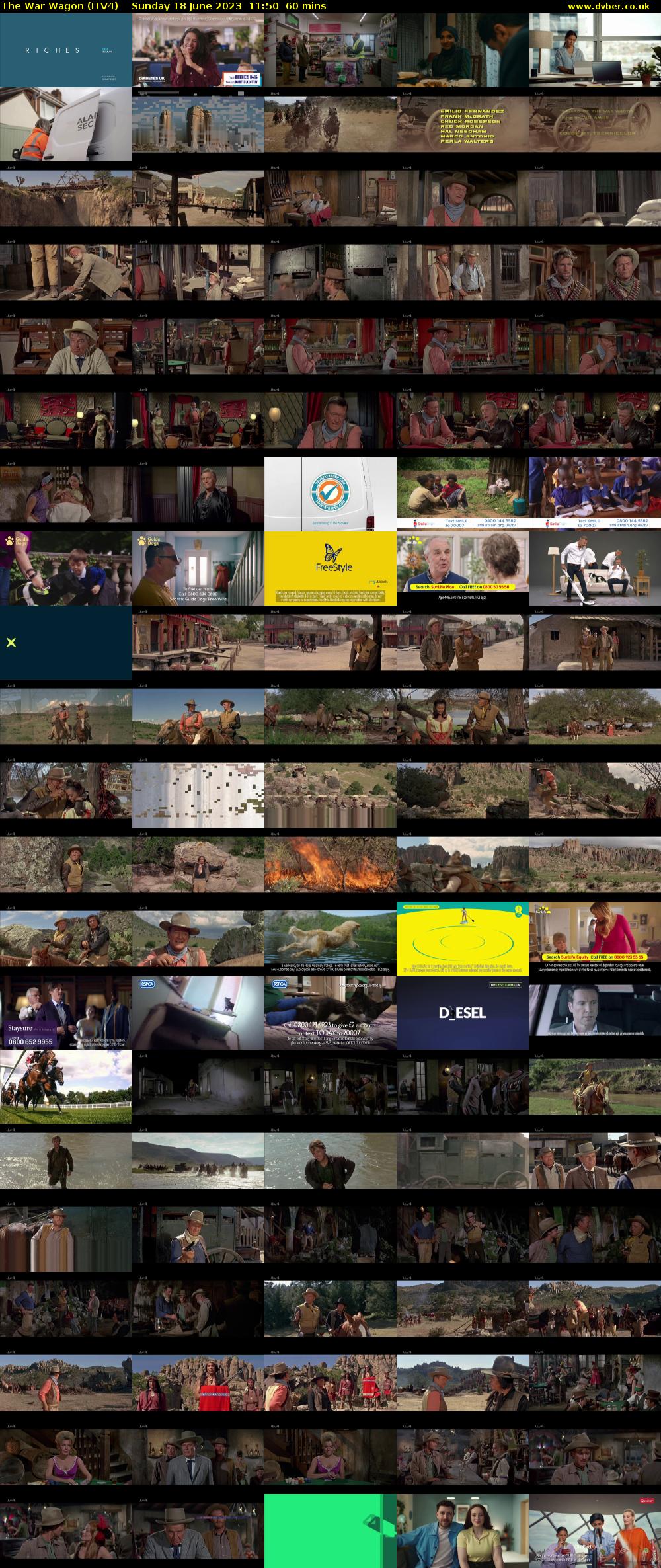 The War Wagon (ITV4) Sunday 18 June 2023 11:50 - 12:50