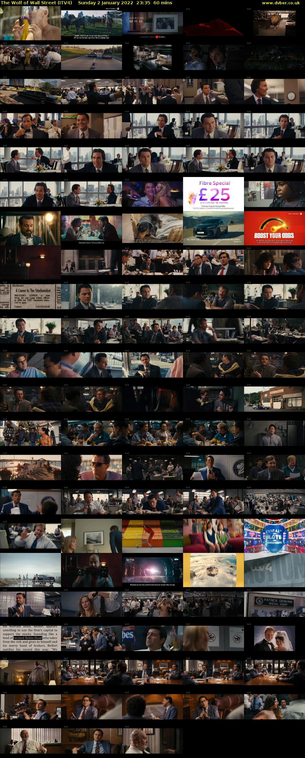 The Wolf of Wall Street (ITV4) Sunday 2 January 2022 23:35 - 00:35