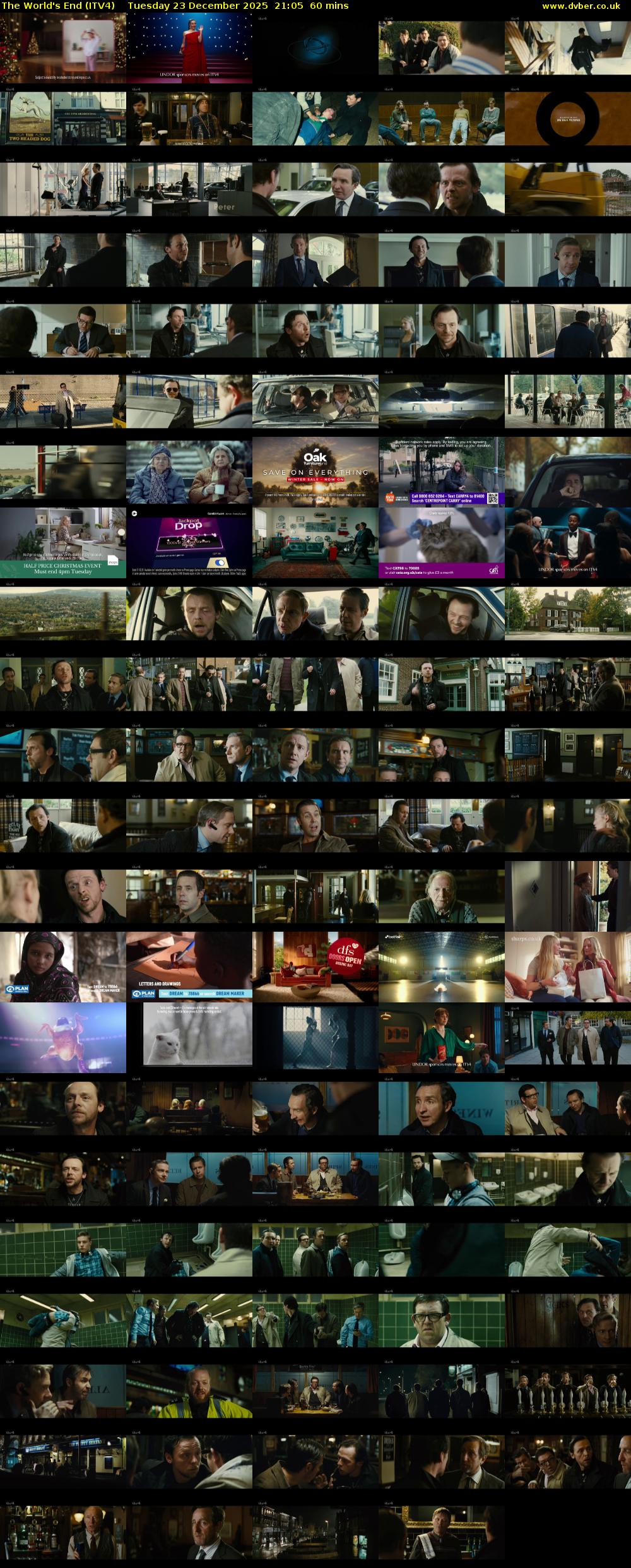 The World's End (ITV4) Tuesday 23 December 2025 21:05 - 22:05