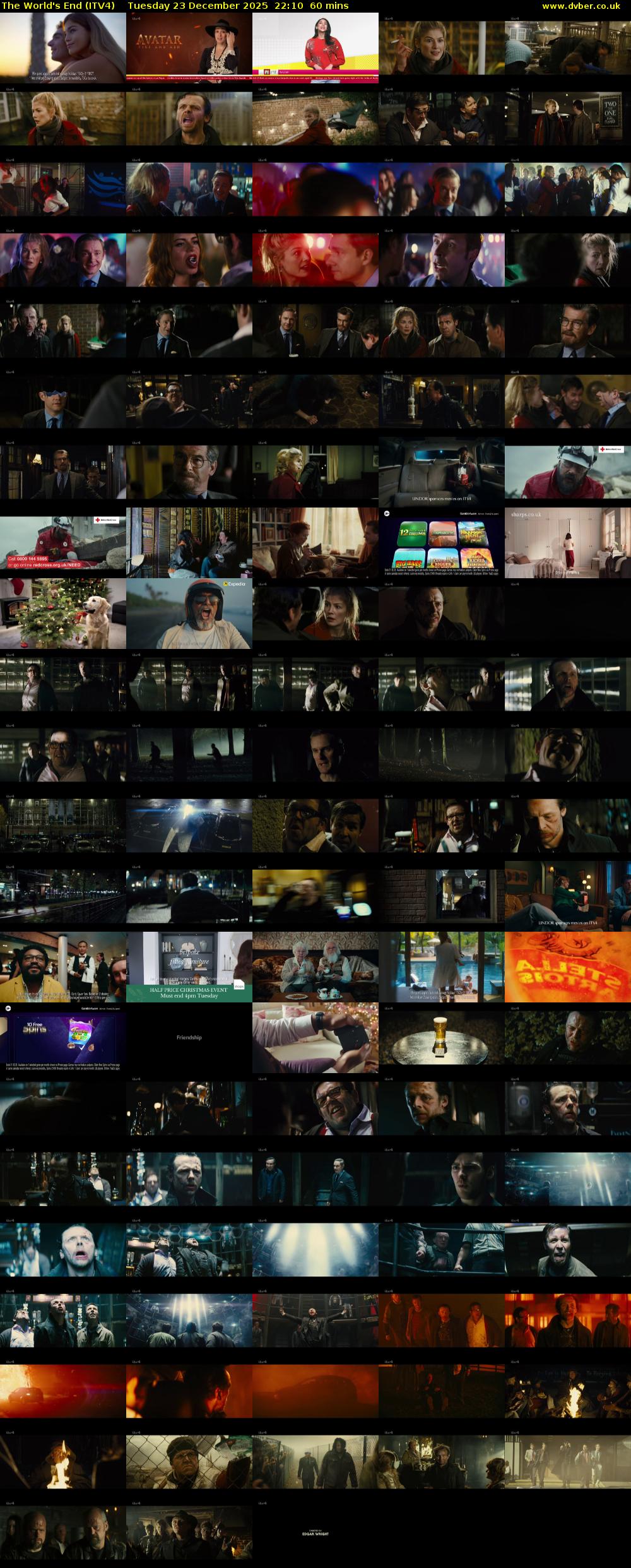 The World's End (ITV4) Tuesday 23 December 2025 22:10 - 23:10