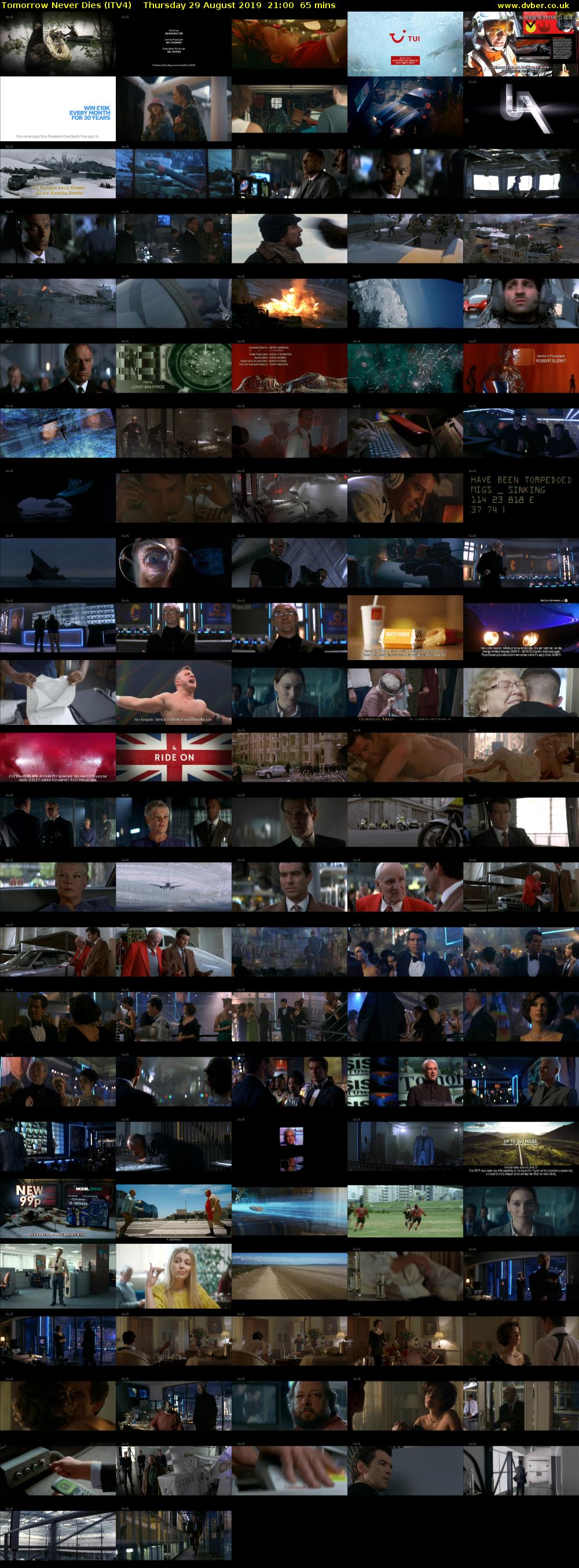 Tomorrow Never Dies (ITV4) Thursday 29 August 2019 21:00 - 22:05