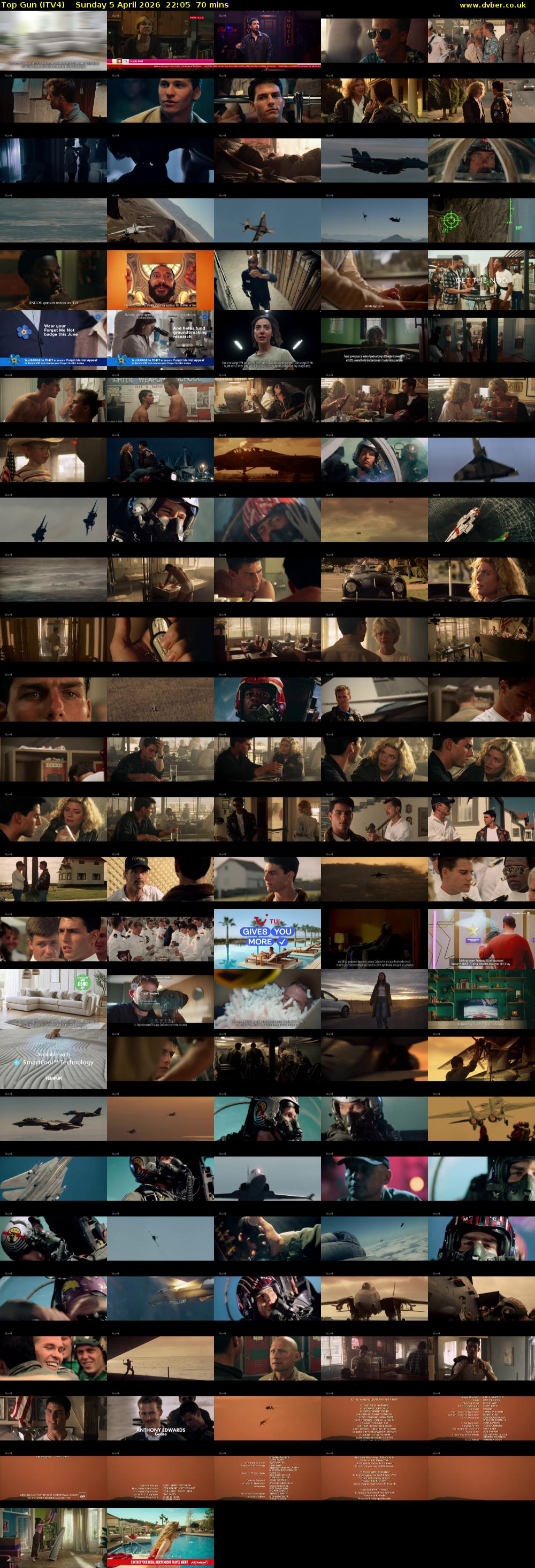 Top Gun (ITV4) Sunday 5 April 2026 22:05 - 23:15