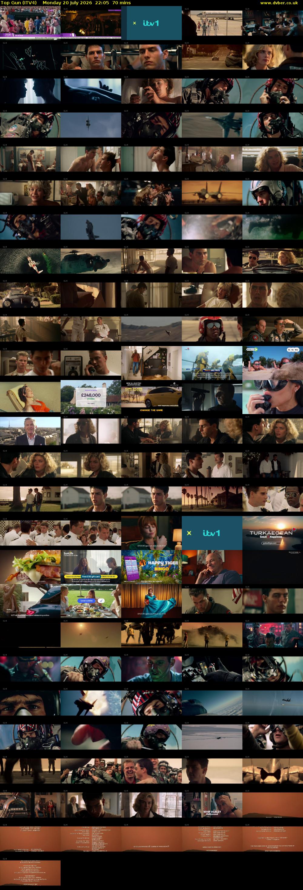 Top Gun (ITV4) Monday 20 July 2026 22:05 - 23:15