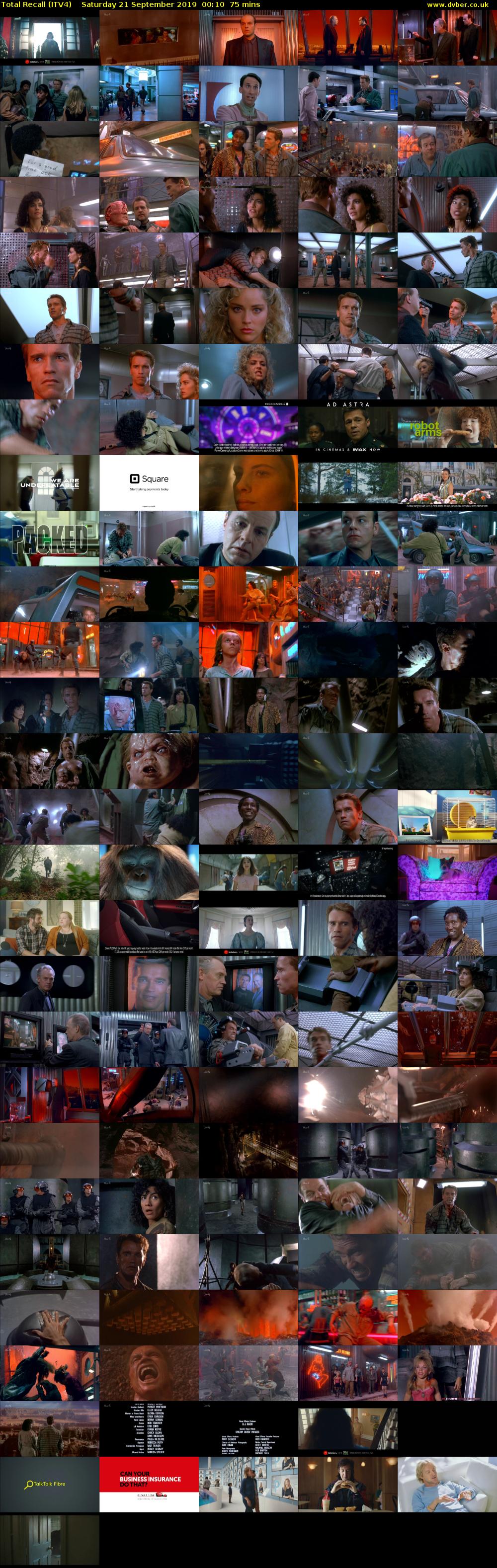 Total Recall (ITV4) Saturday 21 September 2019 00:10 - 01:25