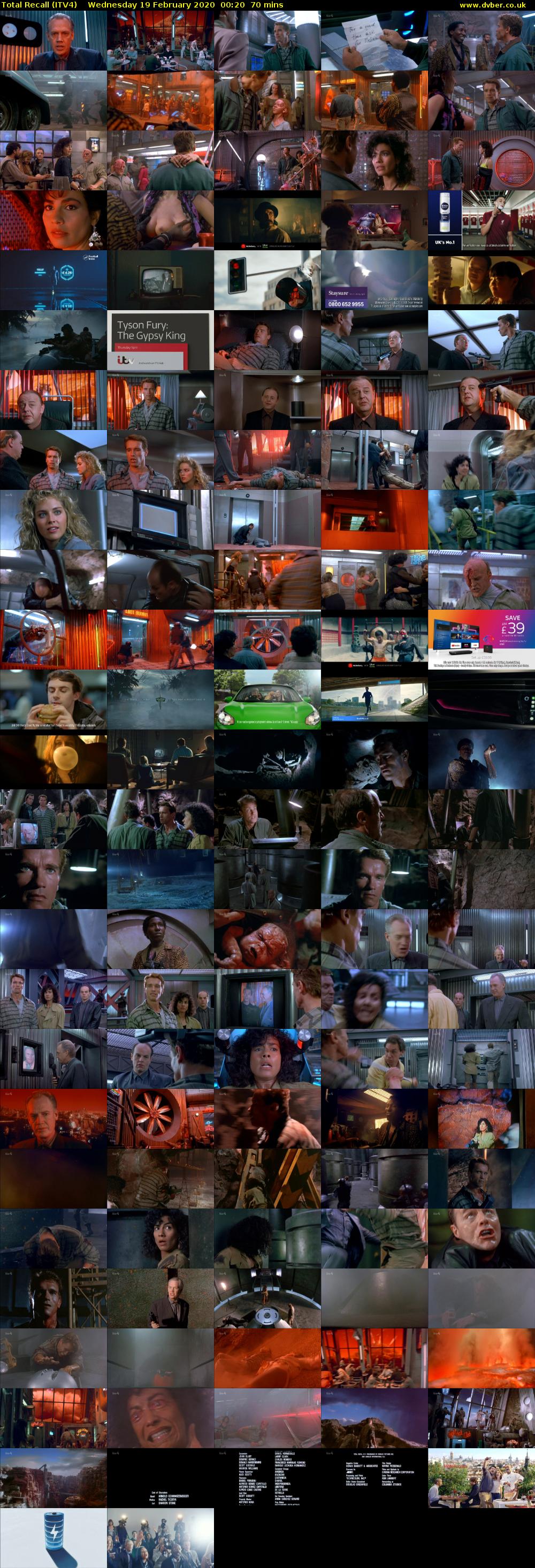 Total Recall (ITV4) Wednesday 19 February 2020 00:20 - 01:30