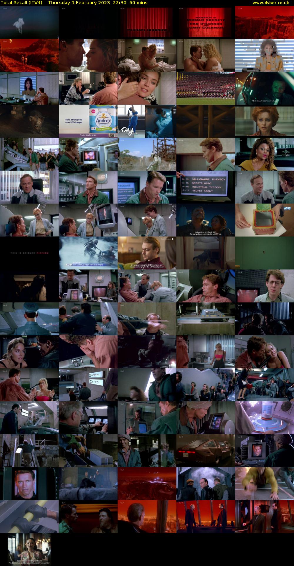 Total Recall (ITV4) Thursday 9 February 2023 22:30 - 23:30
