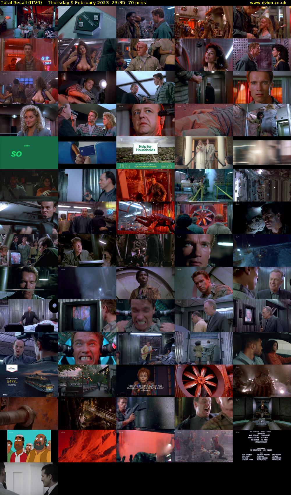Total Recall (ITV4) Thursday 9 February 2023 23:35 - 00:45