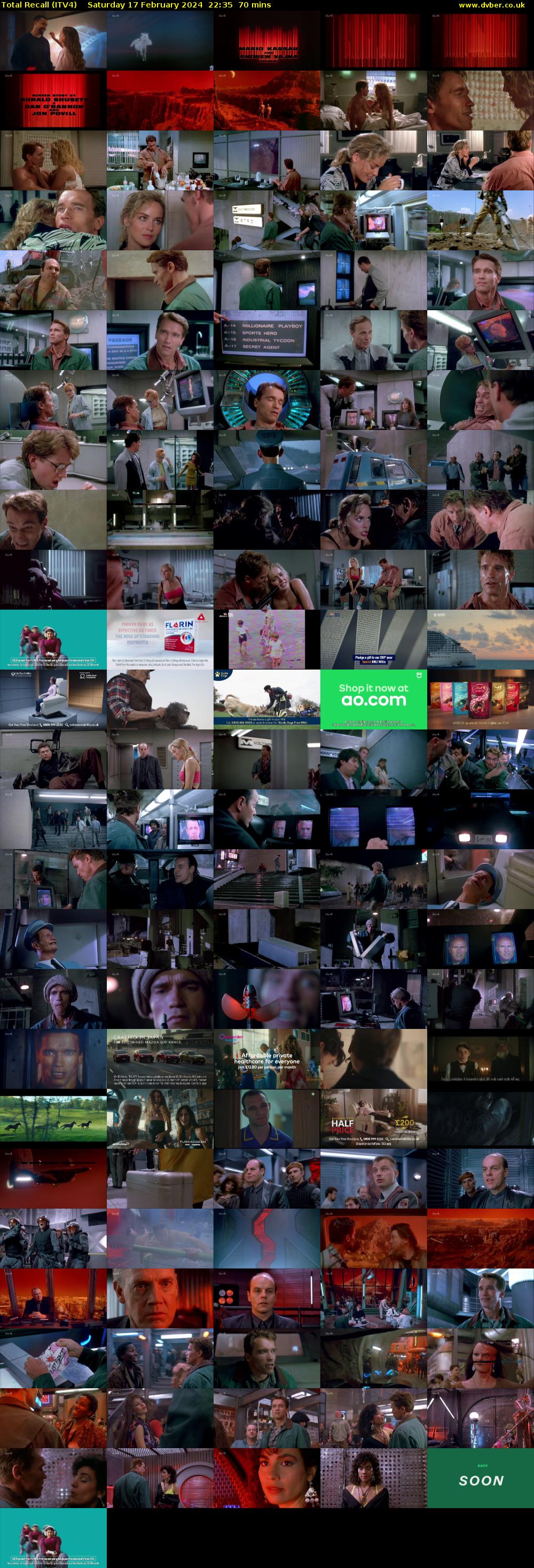 Total Recall (ITV4) Saturday 17 February 2024 22:35 - 23:45
