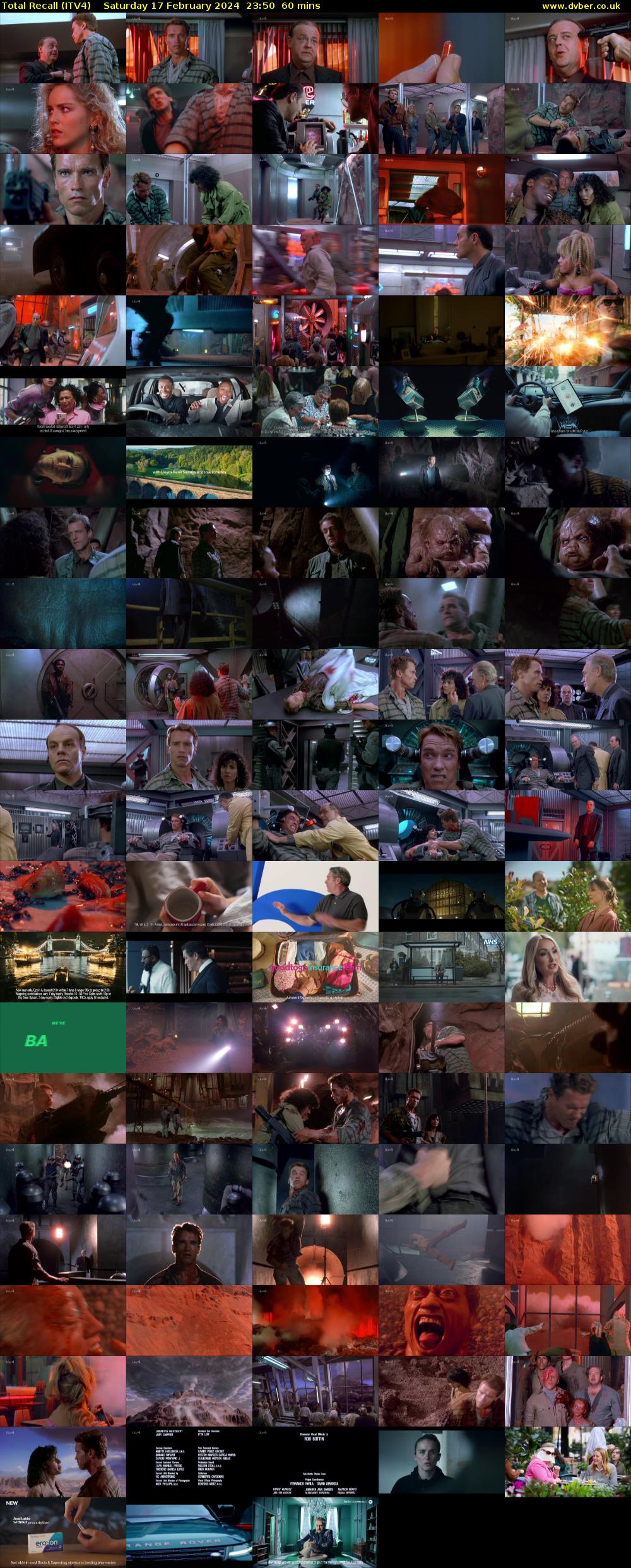 Total Recall (ITV4) Saturday 17 February 2024 23:50 - 00:50