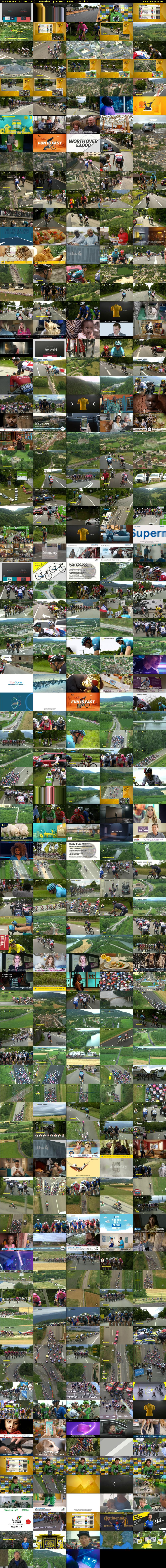 Tour De France Live (ITV4) Tuesday 6 July 2021 13:00 - 17:00