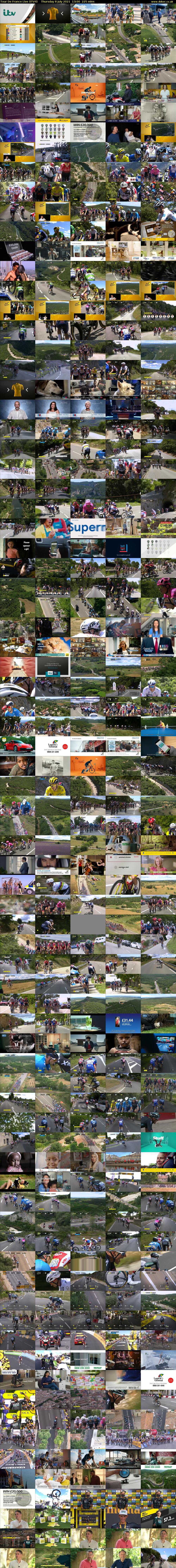 Tour De France Live (ITV4) Thursday 8 July 2021 13:00 - 16:45