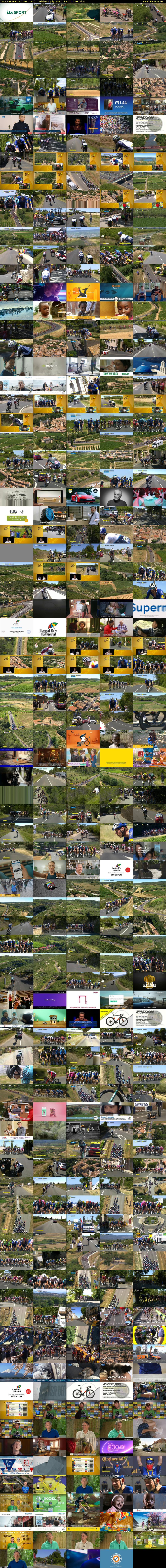 Tour De France Live (ITV4) Friday 9 July 2021 13:00 - 17:00