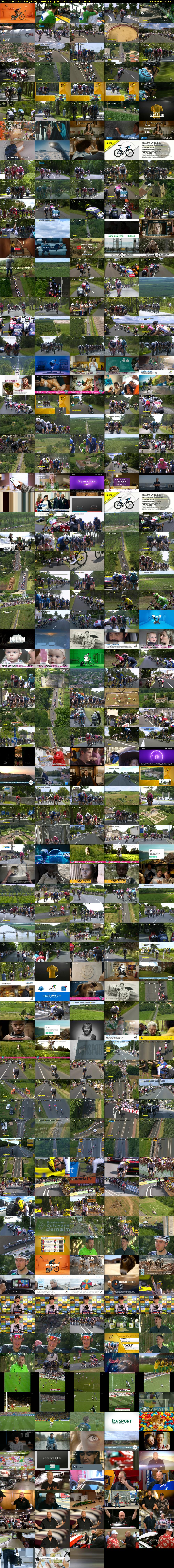 Tour De France Live (ITV4) Friday 16 July 2021 13:00 - 16:45