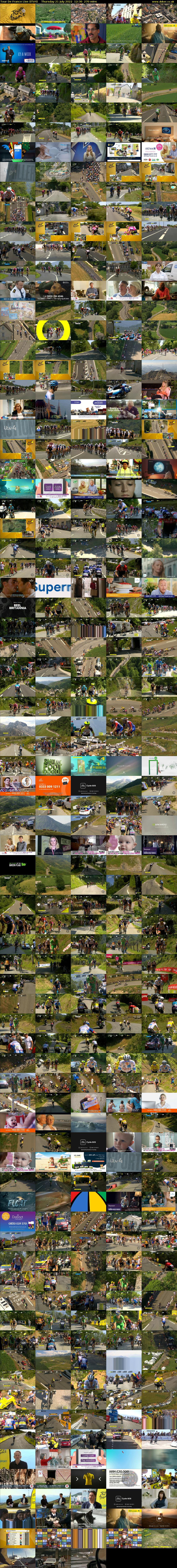 Tour De France Live (ITV4) Thursday 21 July 2022 12:30 - 17:00