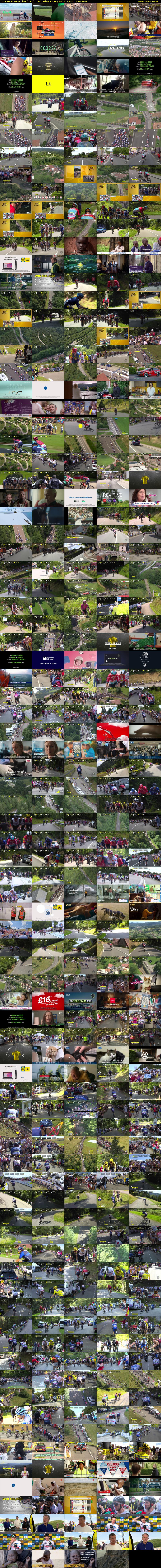 Tour De France Live (ITV4) Saturday 22 July 2023 12:30 - 16:30
