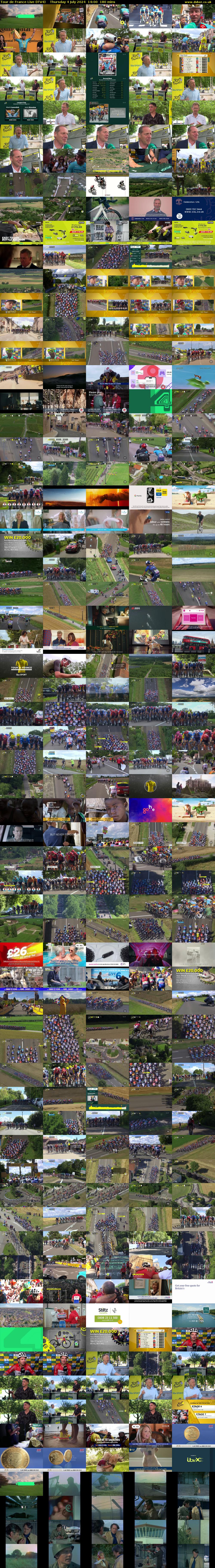 Tour De France Live (ITV4) Thursday 4 July 2024 14:00 - 17:00