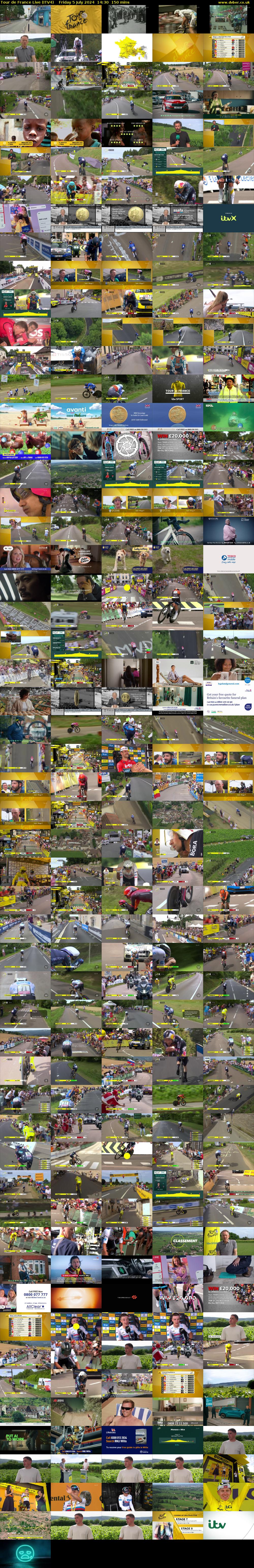 Tour De France Live (ITV4) Friday 5 July 2024 14:30 - 17:00