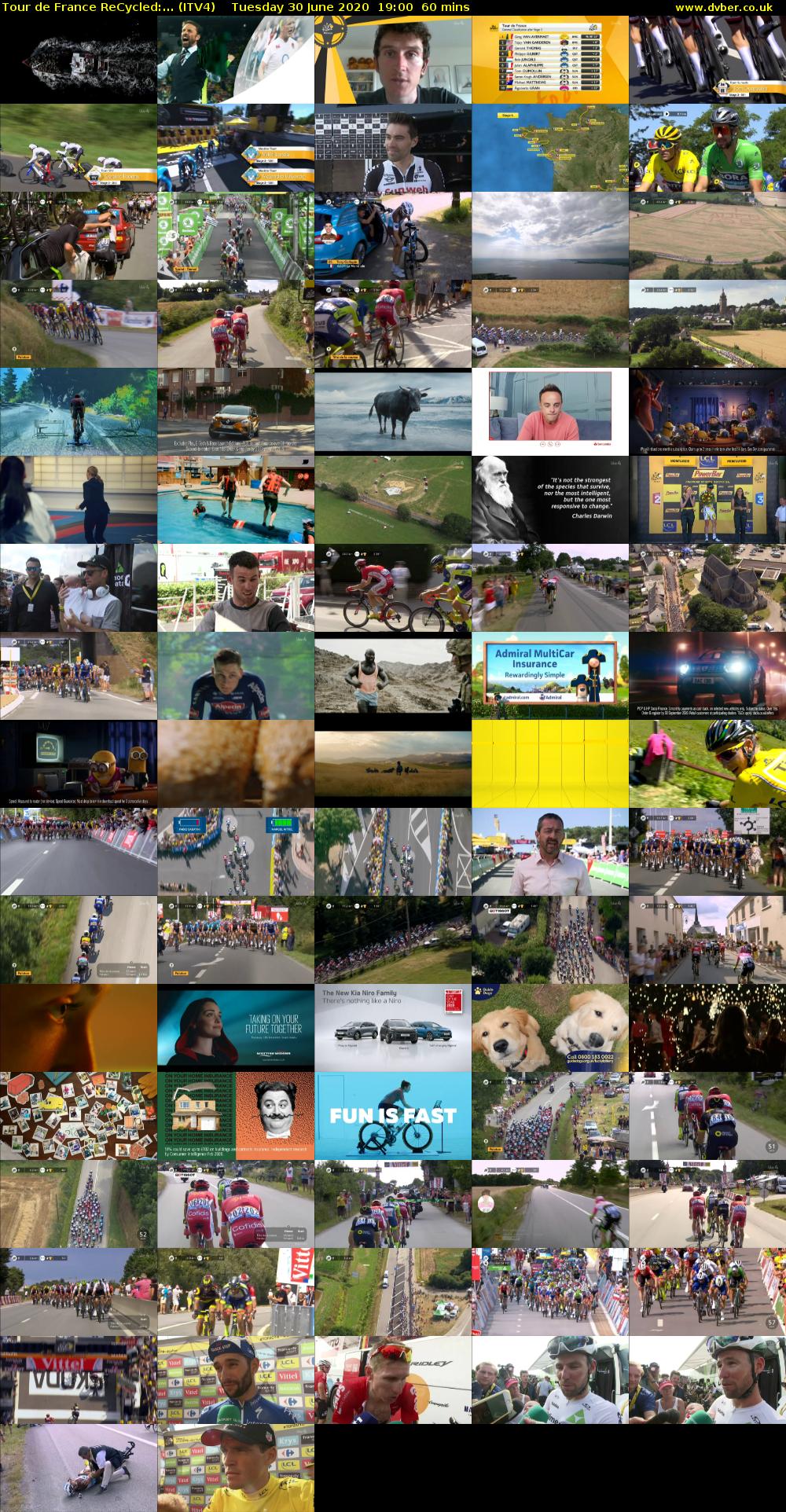 Tour de France ReCycled:... (ITV4) Tuesday 30 June 2020 19:00 - 20:00