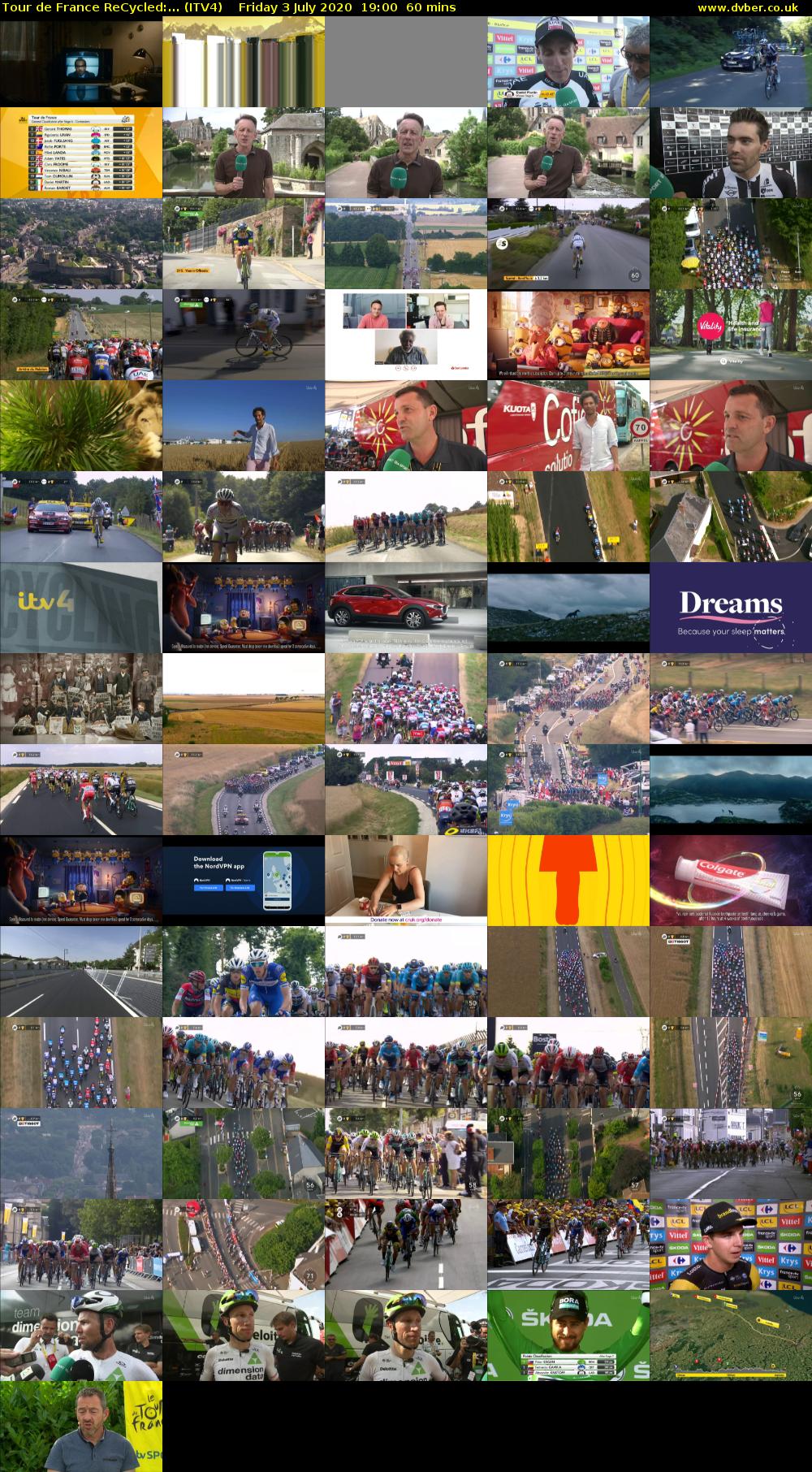 Tour de France ReCycled:... (ITV4) Friday 3 July 2020 19:00 - 20:00