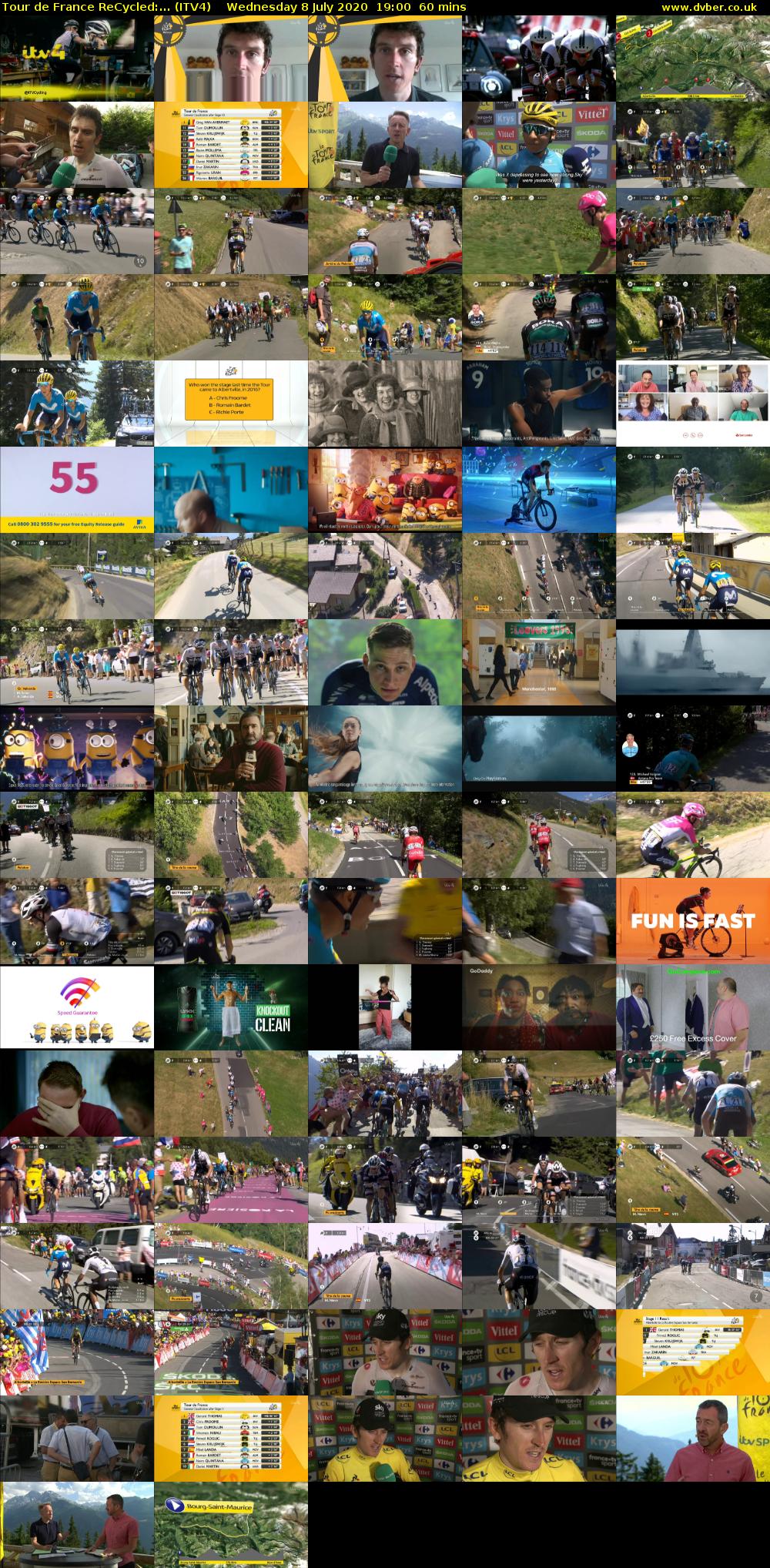 Tour de France ReCycled:... (ITV4) Wednesday 8 July 2020 19:00 - 20:00