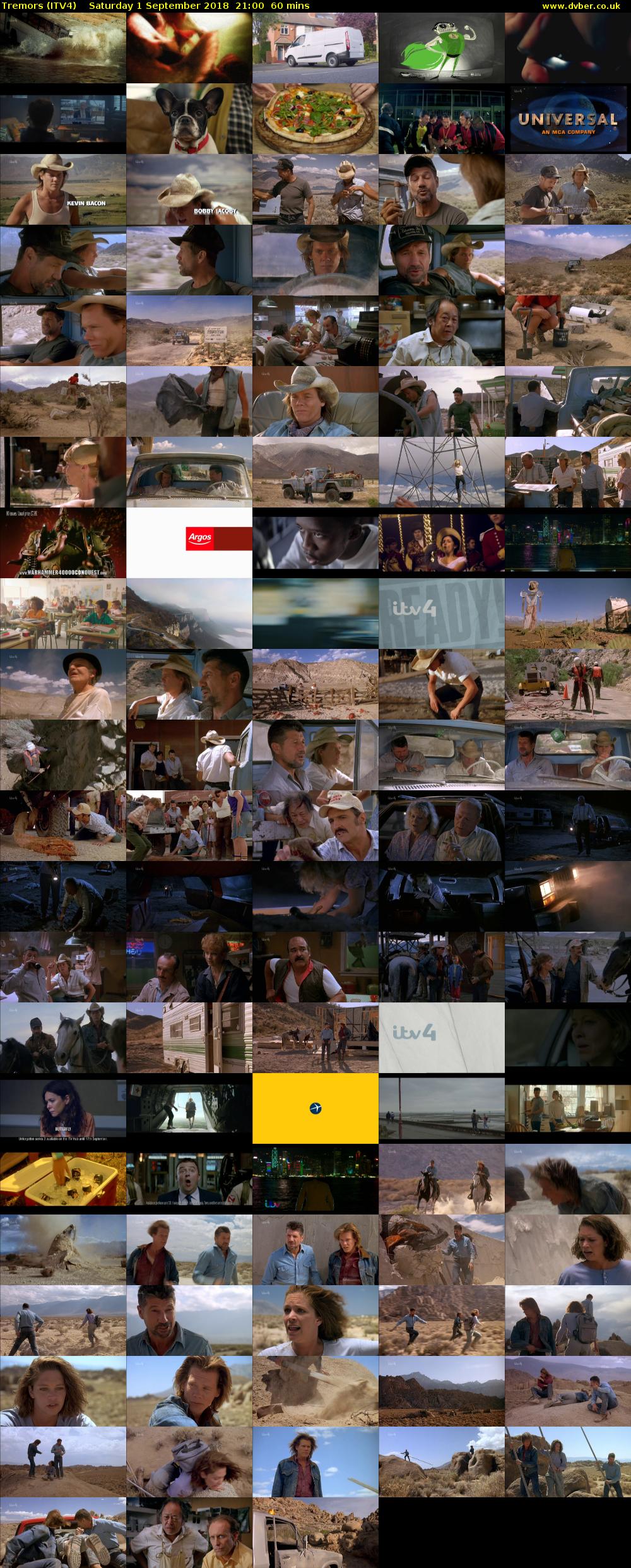 Tremors (ITV4) Saturday 1 September 2018 21:00 - 22:00