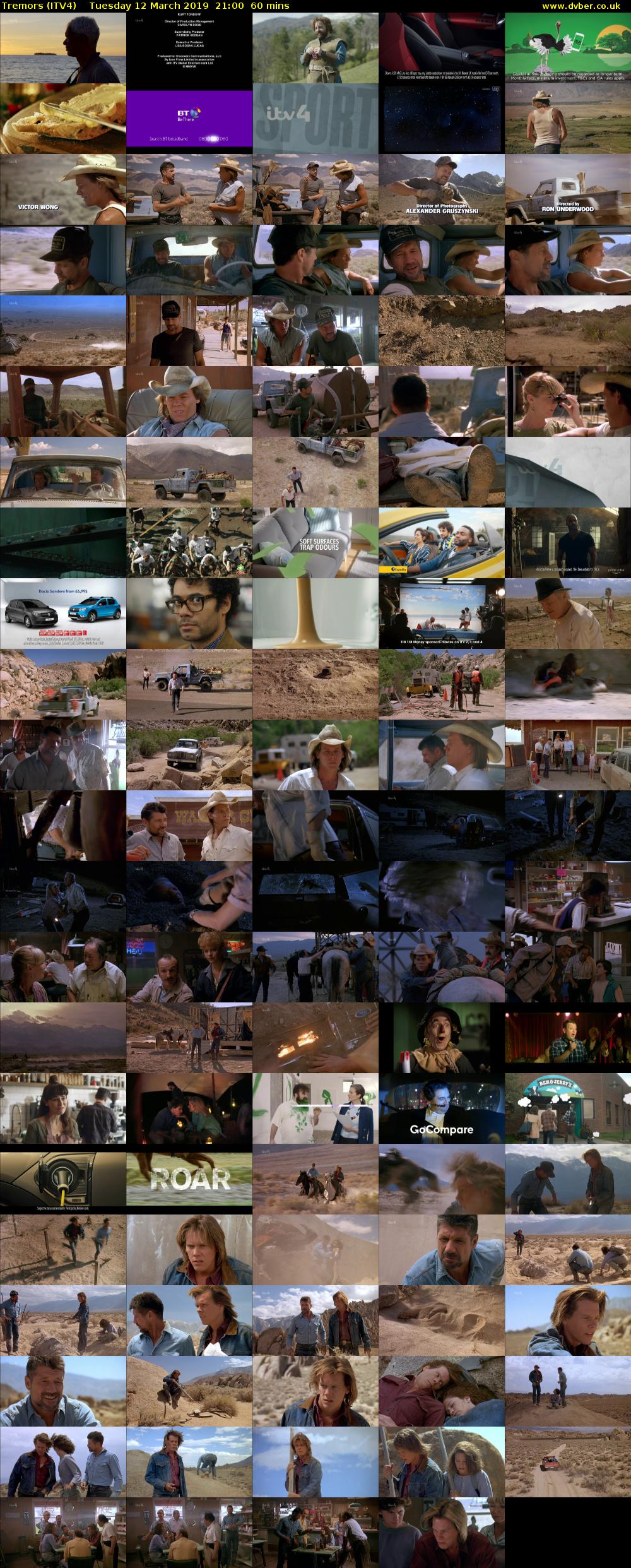 Tremors (ITV4) Tuesday 12 March 2019 21:00 - 22:00