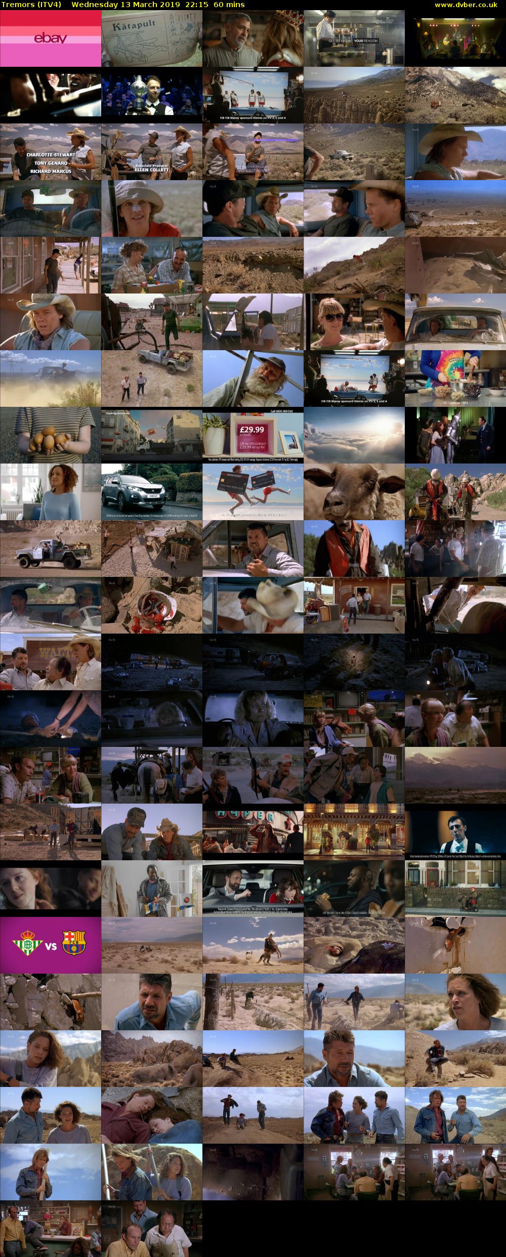 Tremors (ITV4) Wednesday 13 March 2019 22:15 - 23:15