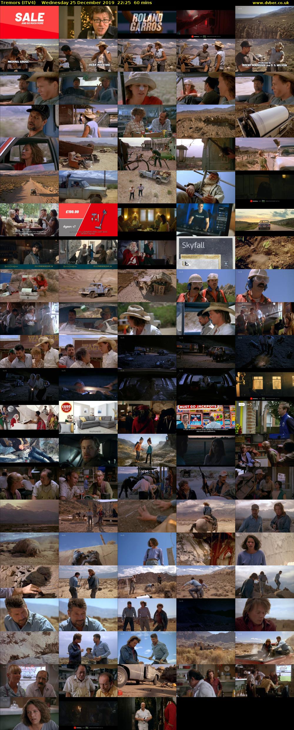 Tremors (ITV4) Wednesday 25 December 2019 22:25 - 23:25