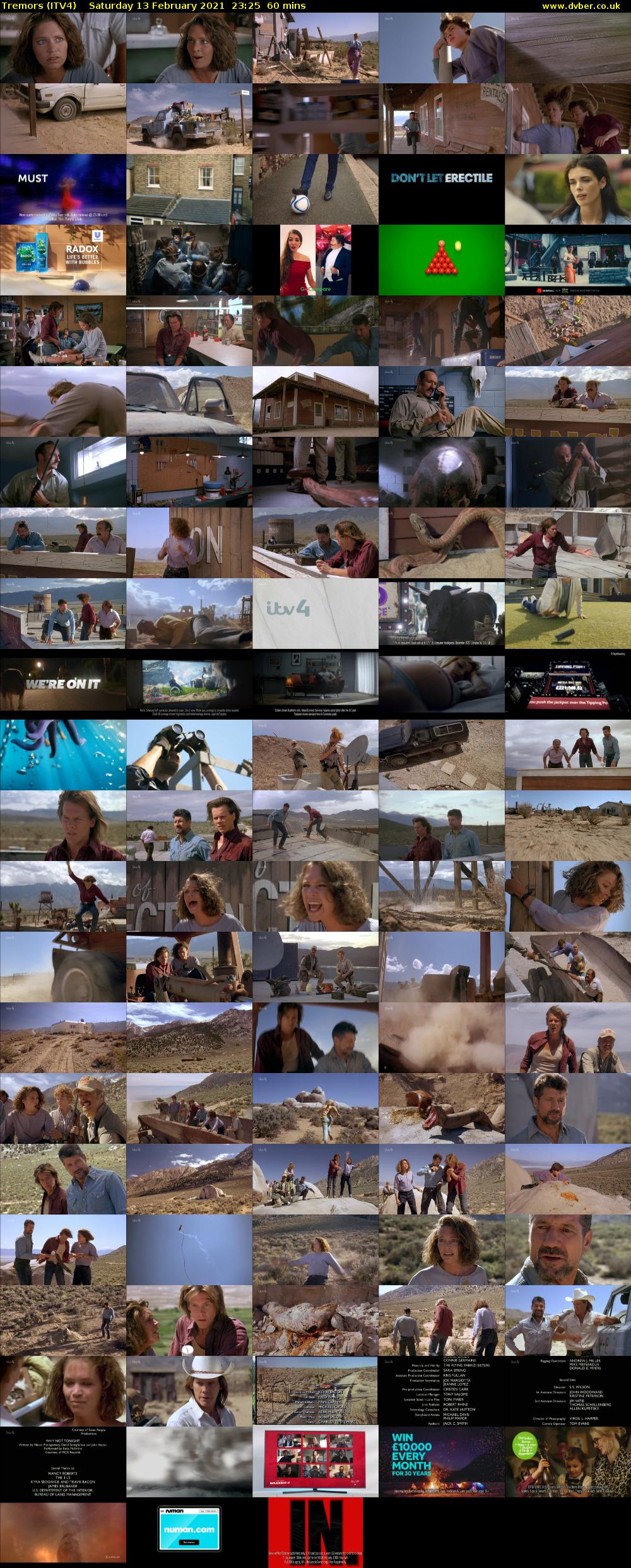 Tremors (ITV4) Saturday 13 February 2021 23:25 - 00:25