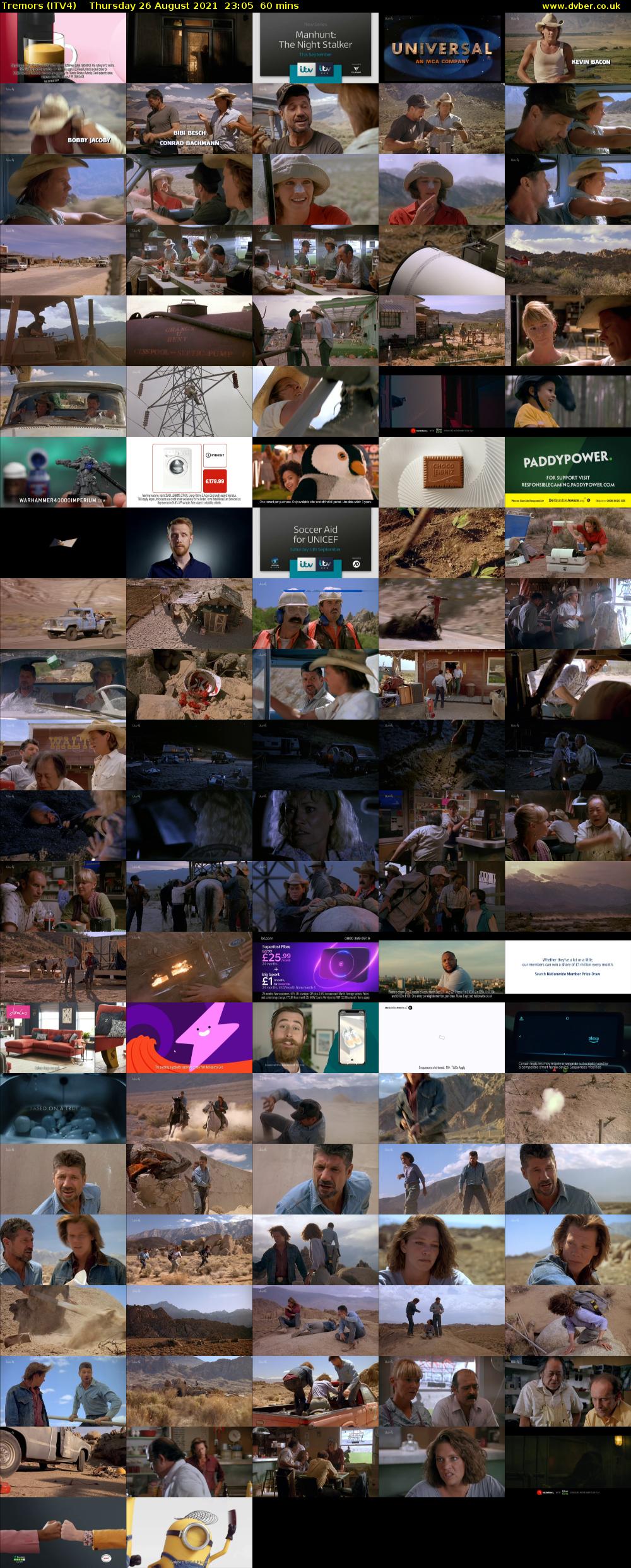 Tremors (ITV4) Thursday 26 August 2021 23:05 - 00:05